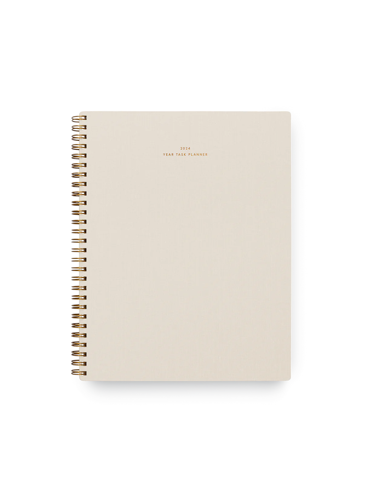 2024 Year Task Planner Natural Linen