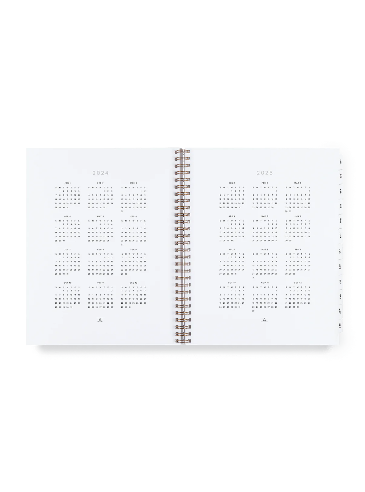 2024 Year Task Planner Natural Linen