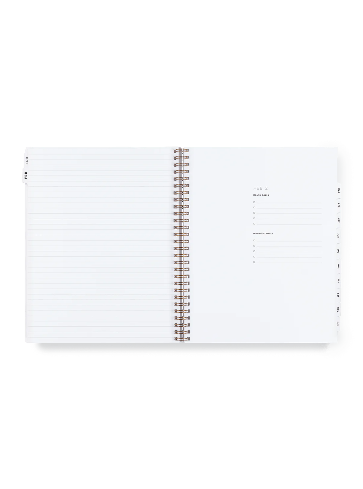 2024 Year Task Planner Natural Linen