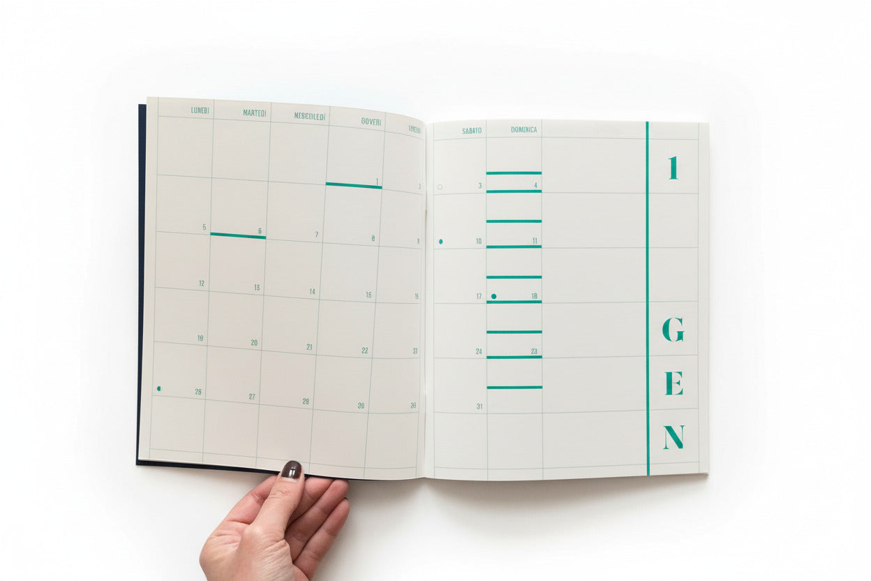 2x7 Monthly Notebook 2026