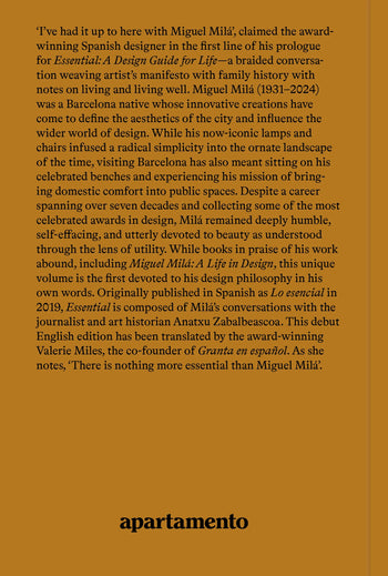 Essential: A Design Guide for Life, Miguel Milá