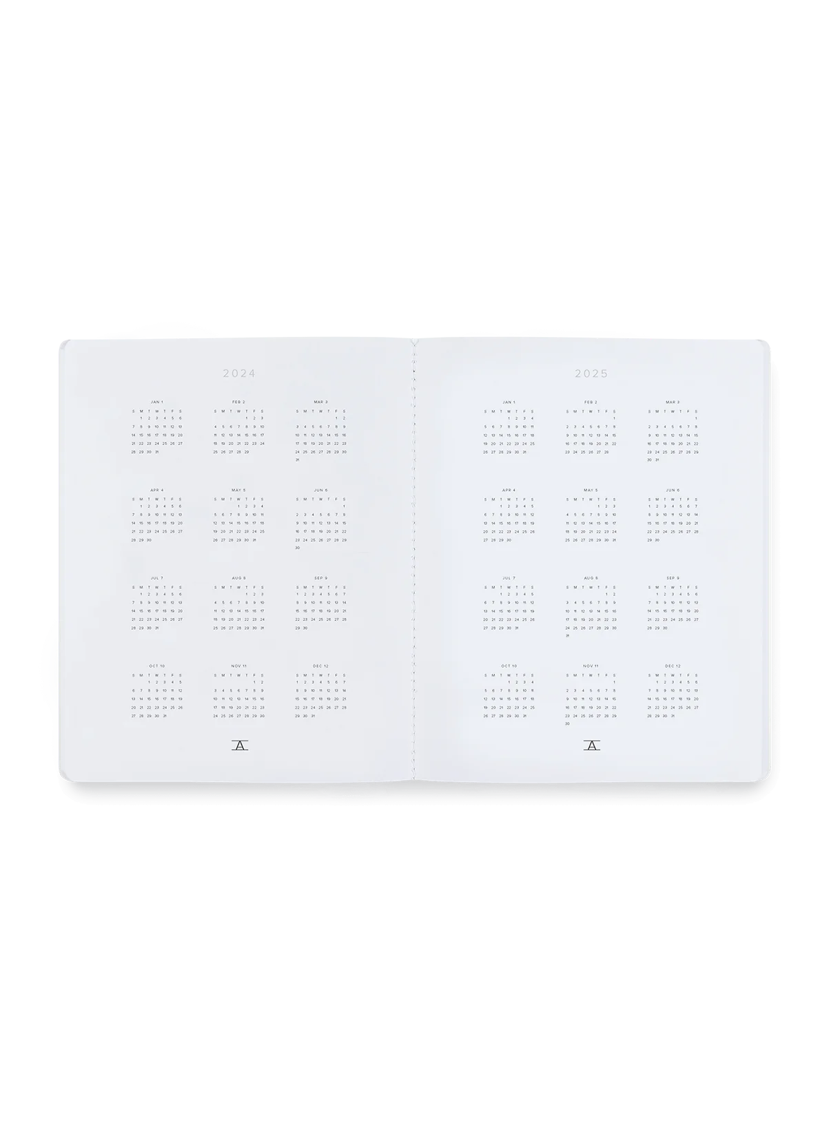 2024 Monthly Planner Natural Linen