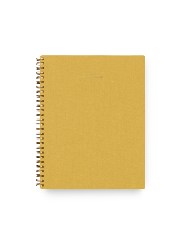 2025 Year Task Planner Cobalt Yellow