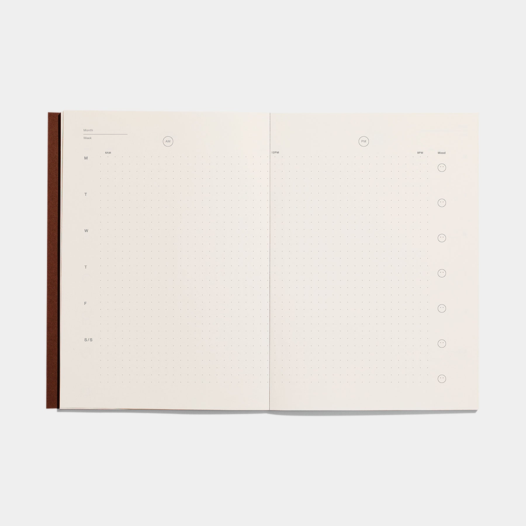 Layflat Swiss Bound Notebook - Weekly Planner