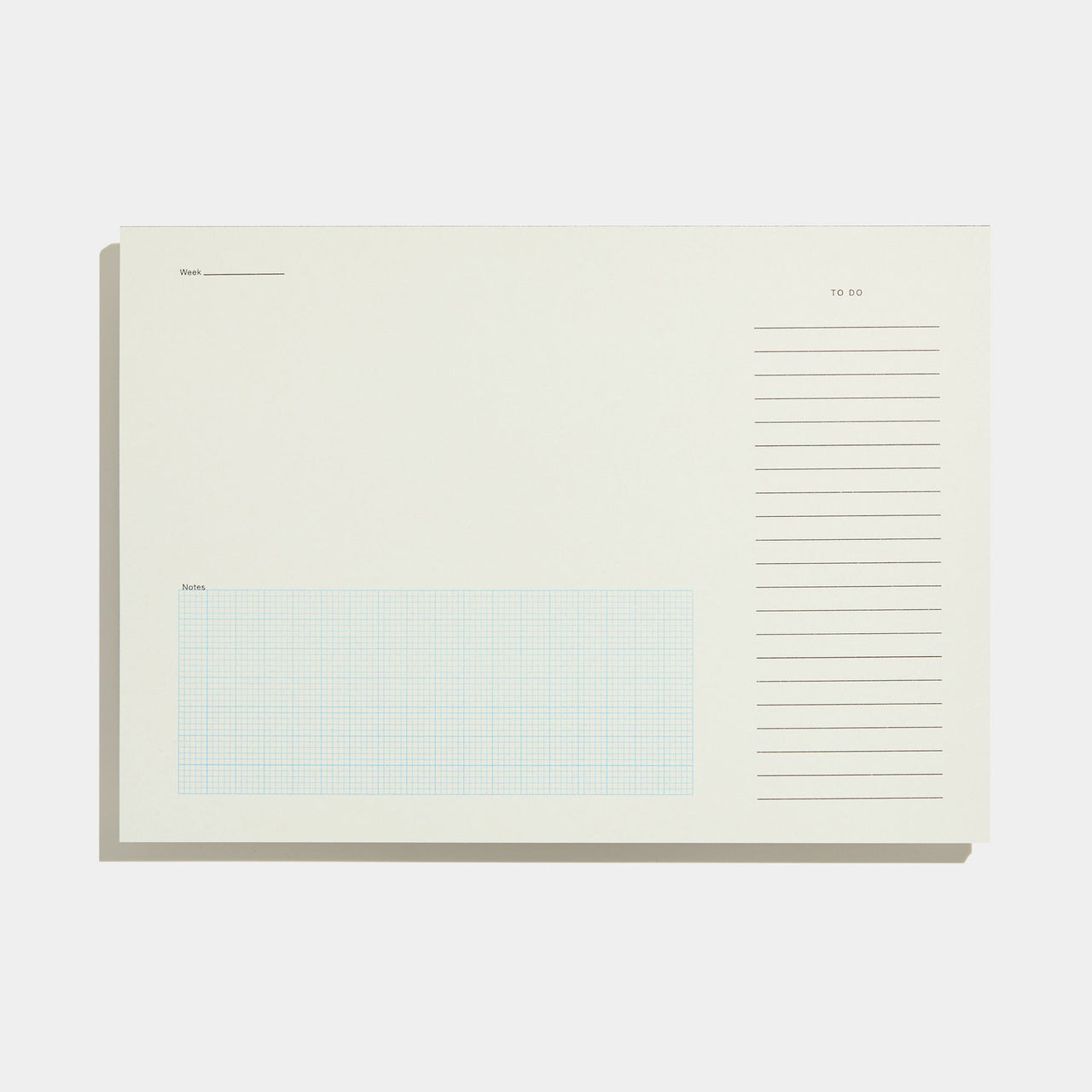 Desktop Notepad Mid Grey