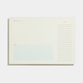 Desktop Notepad Mid Grey
