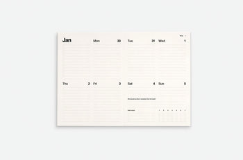 Kal - Note Refill - Inserto agenda settimanale 2025
