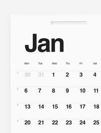 Kal - Wall Pages - Pagine calendario da parete 2025
