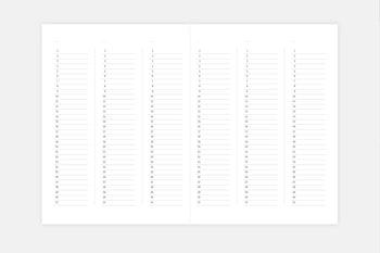 Klasyk Planner non datato - Toffee