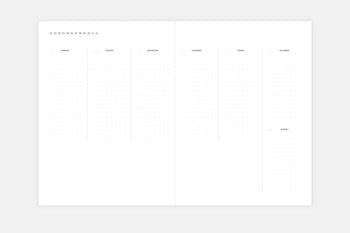 Klasyk Planner non datato - Toffee