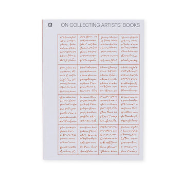 On Collecting Artists' Books
