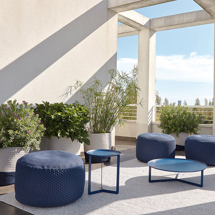 BERENICE BIG round pouf ø 80 outdoor