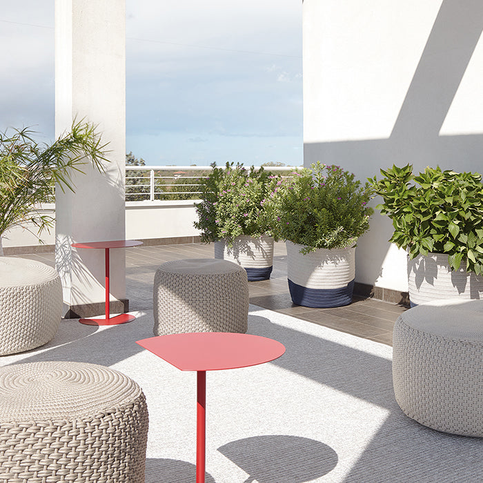 BERENICE BIG round pouf ø 80 outdoor