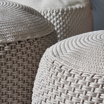 BERENICE SMALL round pouf ø 50 outdoor