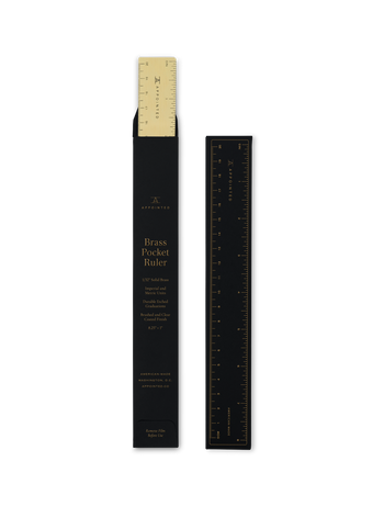 Brass Pocket Ruler
