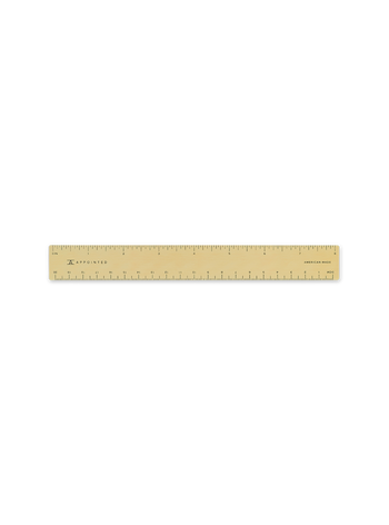 Brass Pocket Ruler