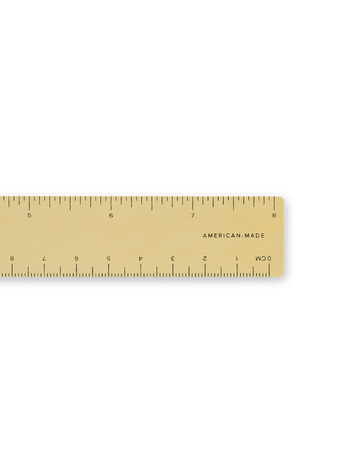 Brass Pocket Ruler