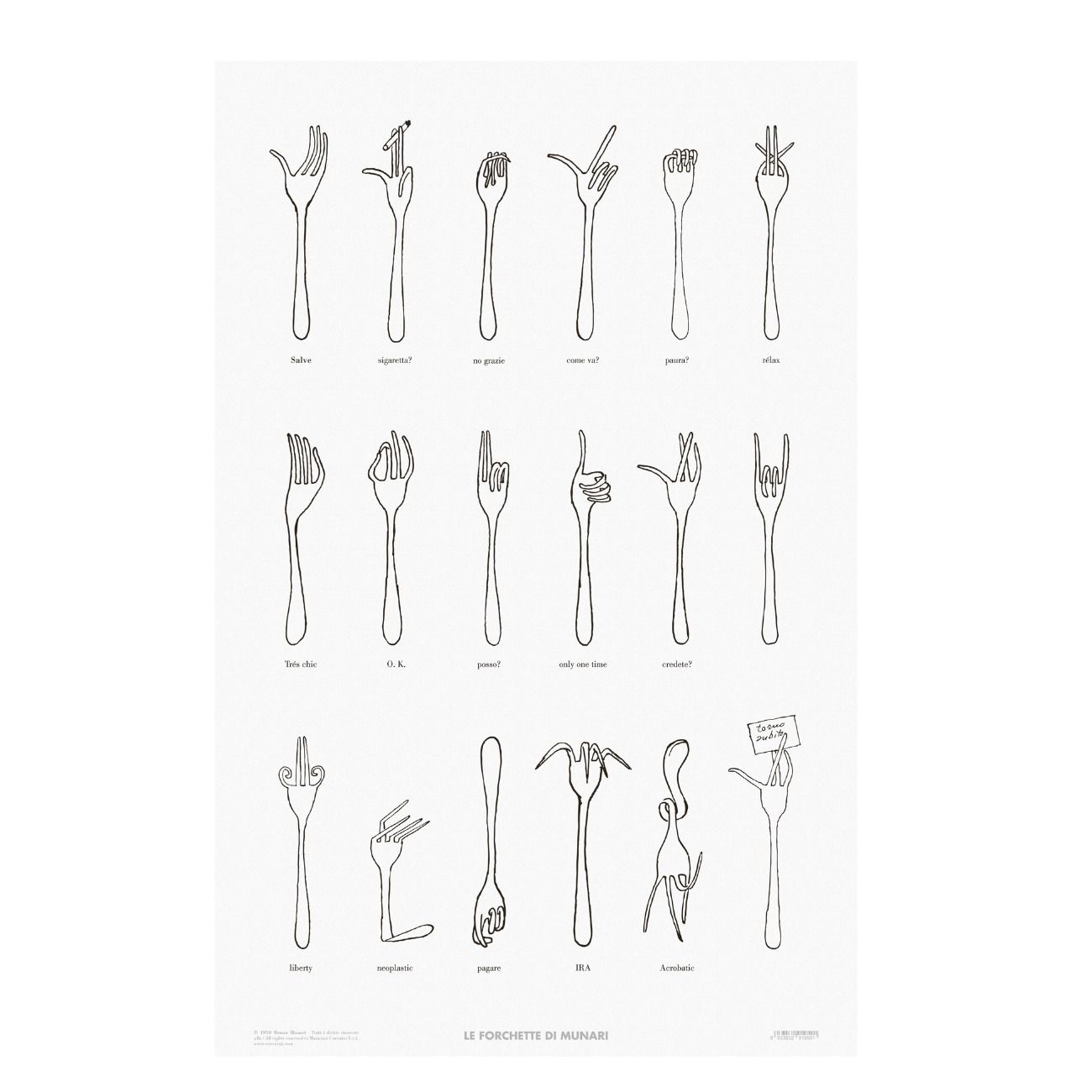 Le forchette di Munari - Poster