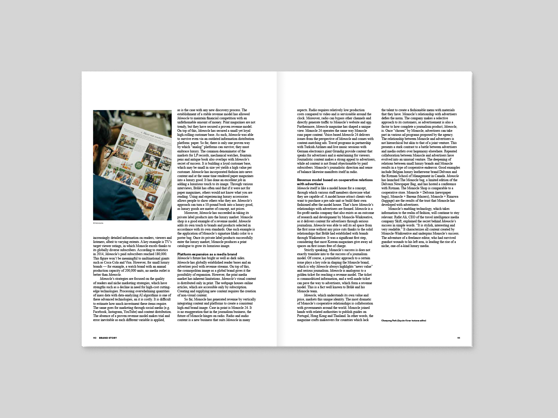 Monocle Magazine Layout